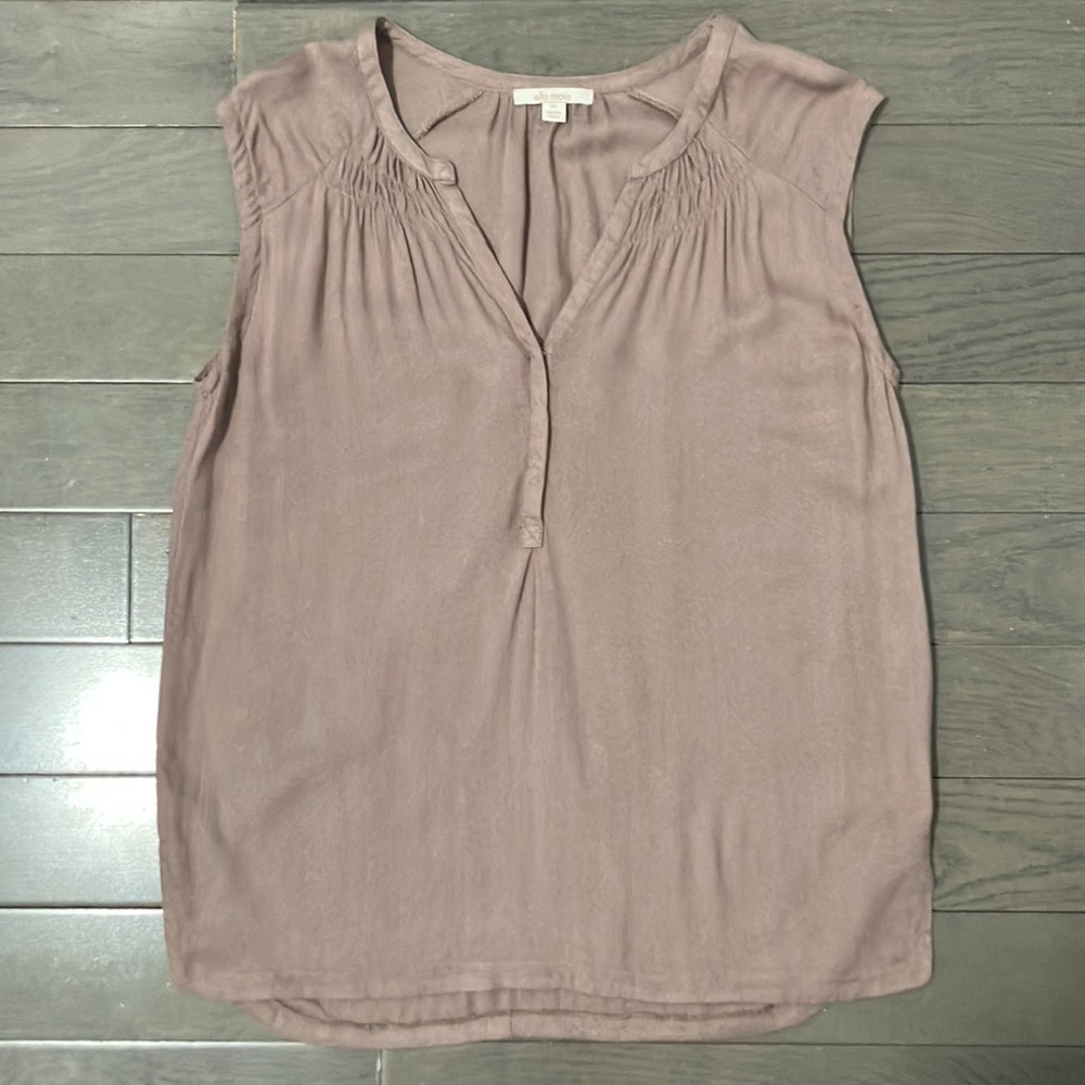Ella Moss Sleeveless Blouse Size XS
